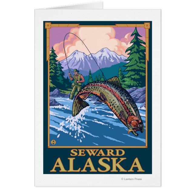 Pêche à la mouche - Seward, Alaska (Devant)