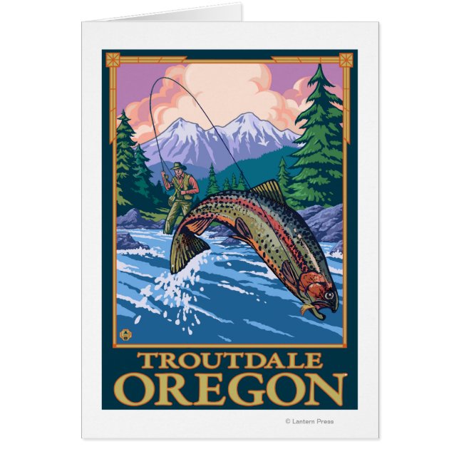 Pêche à la mouche - Troutdale, Oregon (Devant)