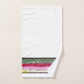 Pêche à la truite arc-en-ciel de qualité (Serviette à main)