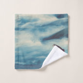 Pêche à la truite pêcheur Blue River Monogramme (Gant de toilette)