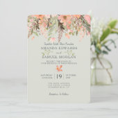 Pêche à l'aquarelle automnale et Faire-part de mar (Debout devant)