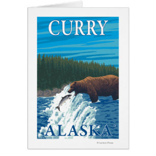 Pêche à l'ours dans la rivière - Curry, Alaska