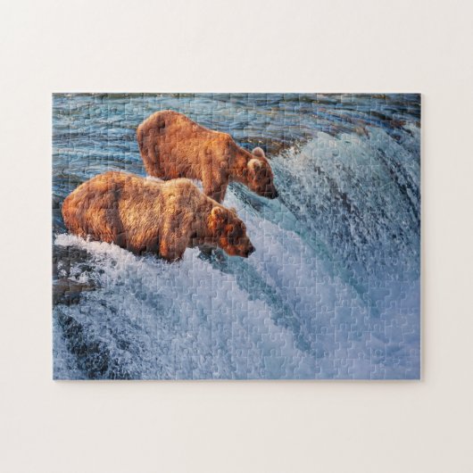 Pêche à l'ours en Alaska, Puzzle (Horizontal)