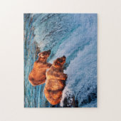 Pêche à l'ours en Alaska, Puzzle (Vertical)