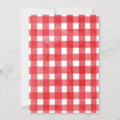 Pêche à thème Anniversaire Carte de remerciements (Dos)