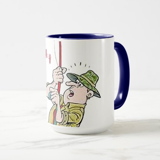 "Pêche amusante" Combo Mug (Devant droit)