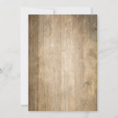 Pêche Anniversaire Invitation Bois Le grand (Dos)