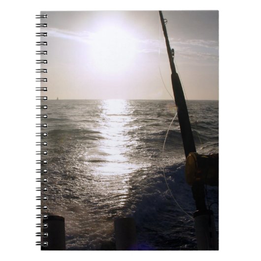 Pêche au carnet de coucher du soleil (Devant)