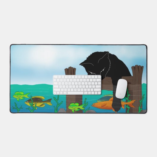 Pêche au chat noir au large du quai (Clavier et souris)