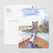 Pêche au large de Polruan Carte postale (Devant / Derrière)