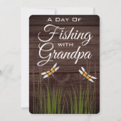 Pêche avec grand-père Invitation (Devant)