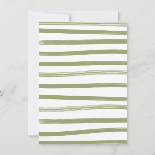 Pêche bobine Poisson Fry Clothesline Invitation (Dos)