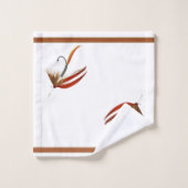 Pêche Brown à la mouche et truite (Gant de toilette)