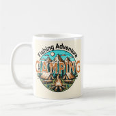 Pêche / Camping Adventure Mug (Gauche)