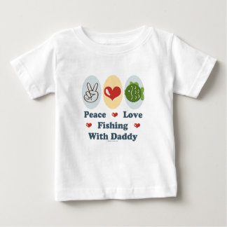 Pêche d'amour de paix avec le T-shirt de