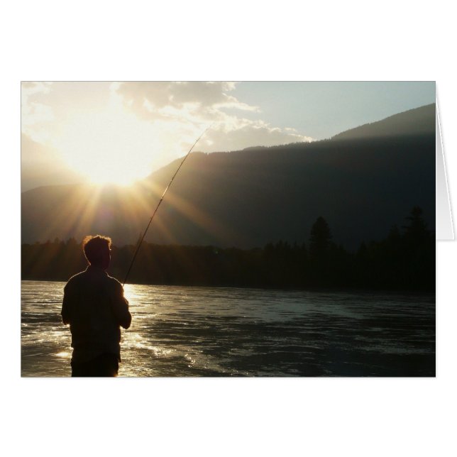 Pêche dans un rayon de soleil (Devant horizontal)