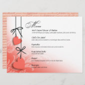 Pêche de menu de dîner de sentiments profonds (Devant / Derrière)