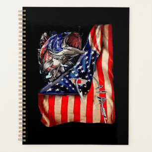 Pêche drapeau américain Vintage USA Bass pêcheur