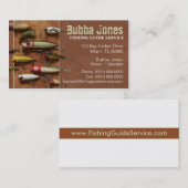 Pêche du carte de visite d'attraits (Devant / Derrière)