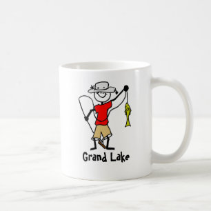 Pêche du lac grand, crochet de la tasse de café