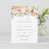 Pêche et Faire-part de mariage à la crème (Debout devant)