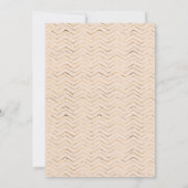 Pêche et Faire-part de mariage or (Dos)