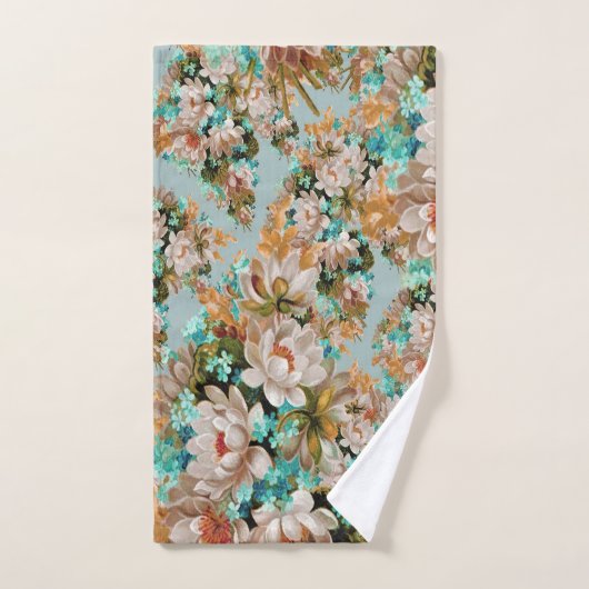 Pêche Et Flore Verte (Serviette à main)