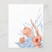 Pêche et prospectus tropical bleu (Dos)