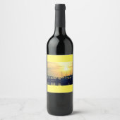 Pêche Étiquette Vin Quai (Devant)