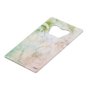 *~* Pêche florale Parties scintillant rose aquarel (Devant Angle)