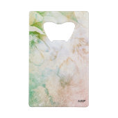 *~* Pêche florale Parties scintillant rose aquarel (Dos)