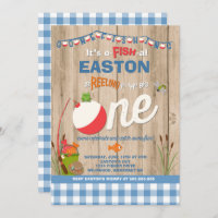 Pêche Invitation Anniversaire O-Fish-Ally Une Part