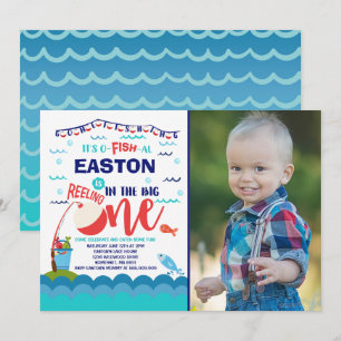 Pêche Invitation Anniversaire O-Fish-Ally Une Part