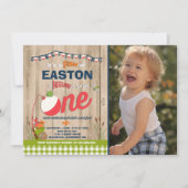 Pêche Invitation Anniversaire O-Fish-Ally Une Part (Devant)