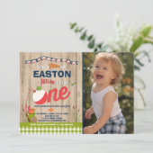 Pêche Invitation Anniversaire O-Fish-Ally Une Part (Debout devant)