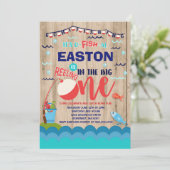 Pêche Invitation Anniversaire O-Fish-Ally Une Part (Debout devant)