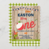 Pêche Invitation Anniversaire O-Fish-Ally Une Part