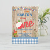 Pêche Invitation Anniversaire O-Fish-Ally Une Part (Debout devant)