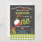 Pêche Invitation Anniversaire O-Fish-Ally Une Part (Devant)