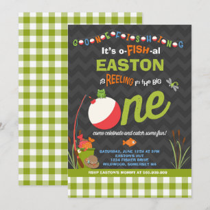 Pêche Invitation Anniversaire O-Fish-Ally Une Part