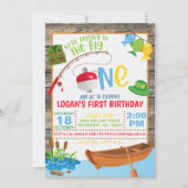 Pêche Invitation d'anniversaire - Le Big One (Devant)