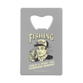 Pêche : Le Sport Encourage La Boisson (Devant)