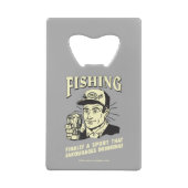 Pêche : Le Sport Encourage La Boisson (Dos)