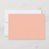 Pêche moderne et mariage Rose gris RSVP (Dos)