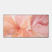 Pêche moderne Nom floral Feminine Aquarelle (Recto)