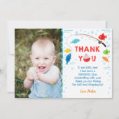 Pêche O-fish-ally 1er Anniversaire Merci Cartes (Devant)