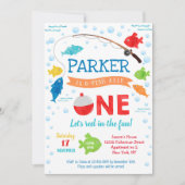 Pêche O-fish-ally ONE 1er anniversaire Invitations (Devant)