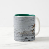 Pêche Osprey & Walleye Wildlife Photo Mug (Devant droit)