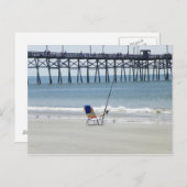 Pêche par carte postale à Oak Island Beach (Devant / Derrière)