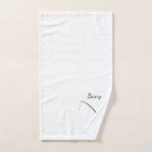 Pêche personnelle (Serviette à main)